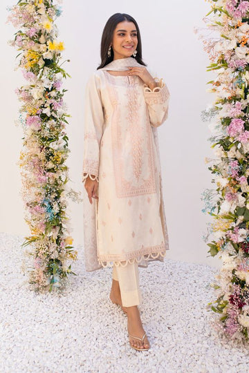 Zellbury Ivory Beige  Eid Lawn 2022 Online Shopping